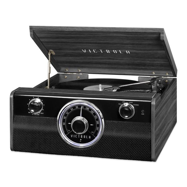 Metropolitan 4-in-1 Record Player - Gray at Victrola