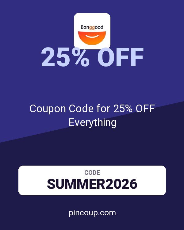 Banggood DE: Coupon Code for 25% OFF Everything