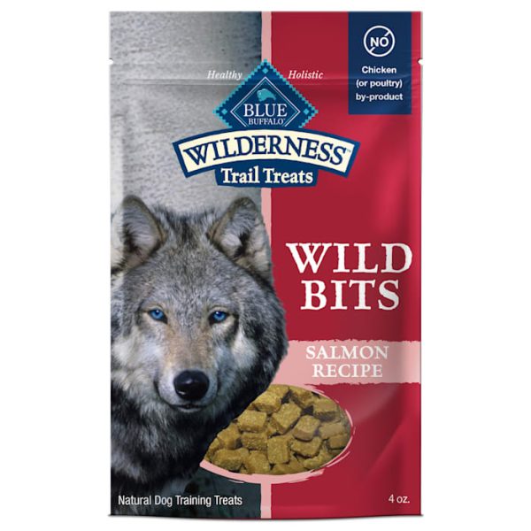 Blue Buffalo Wilderness Grain-Free, Salmon Wild Bits Soft & Chewy Dog Treats, 4 oz at PETCO Animal Supplies