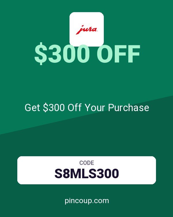 Jura Shop coupon: Get $300 Off Your Purchase