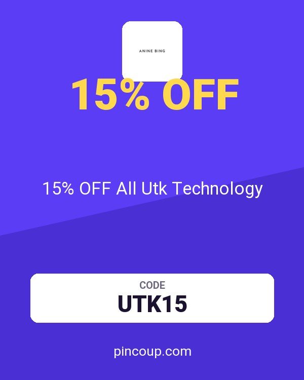 ANINE BING coupon: 15% OFF All Utk Technology
