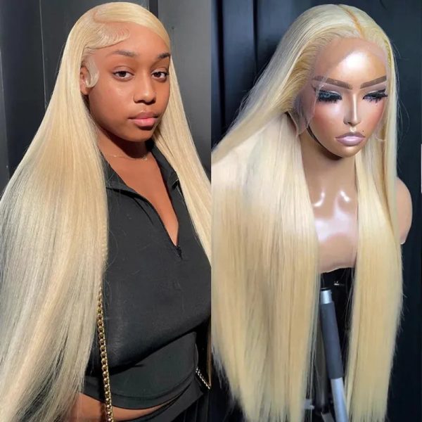 BOGO 613 Blonde 13X4 Transparent HD Lace Front Wigs - Deep Wave / 22 at HONGKONG OSSILEE TRADING LIMITED
