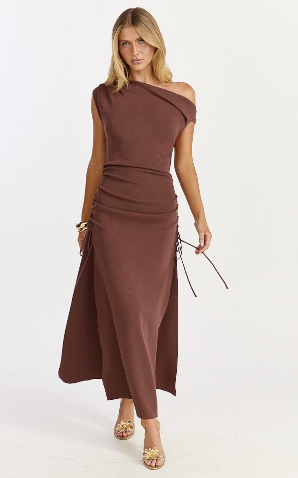 Lioness - Original Sin Dress in Chocolate at Showpo