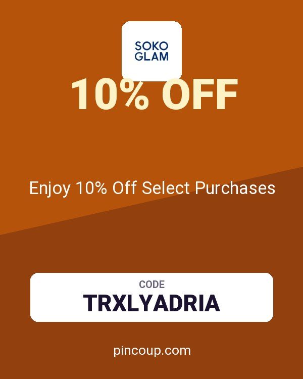 Soko Glam coupon: Enjoy 10% Off Select Purchases