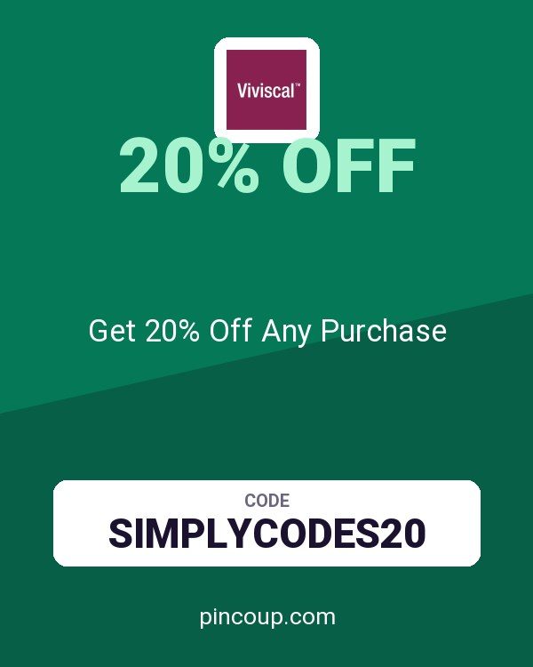Viviscal coupon: Get 20% Off Any Purchase