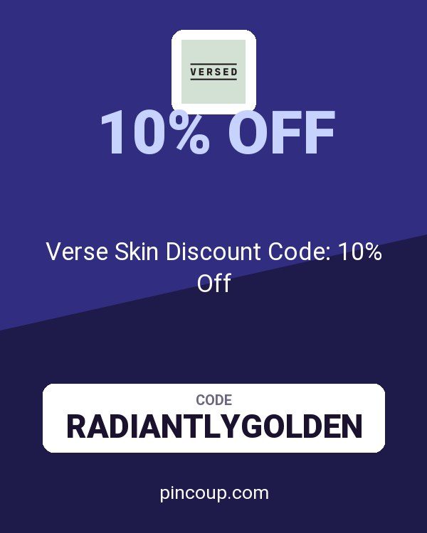 VersedSkin.com coupon: Verse Skin Discount Code: 10% Off