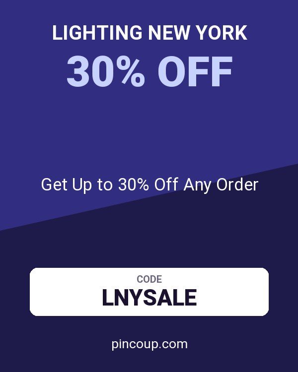 Lighting New York coupon: Get Up to 30% Off Any Order