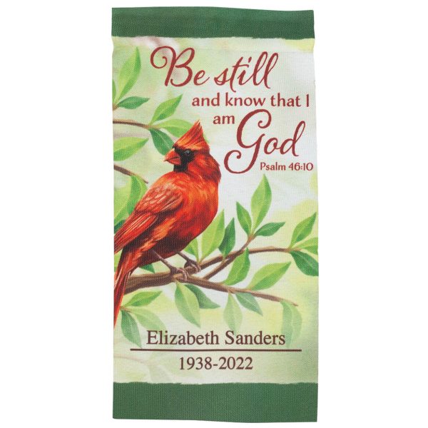 Personalized Cardinal Memorial Mini Garden Flag at Miles Kimball