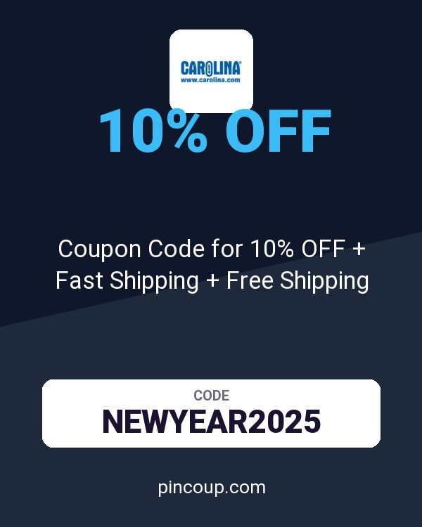Carolina: Coupon Code for 10% OFF + Fast Shipping + Free Shipping