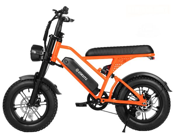 Eskute® V100 164.0" Electric Bike for Kids&Teens - Orange / Bike at Eskute Ebikes