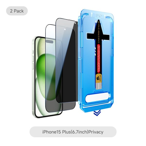 iPhone 15 Gen 2 Screen Protector - Privacy / iPhone15 Plus(6.7inch) at Magic John