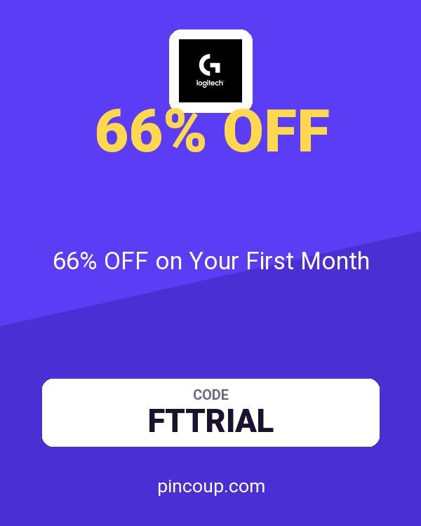 Logitech G coupon: 66% OFF on Your First Month