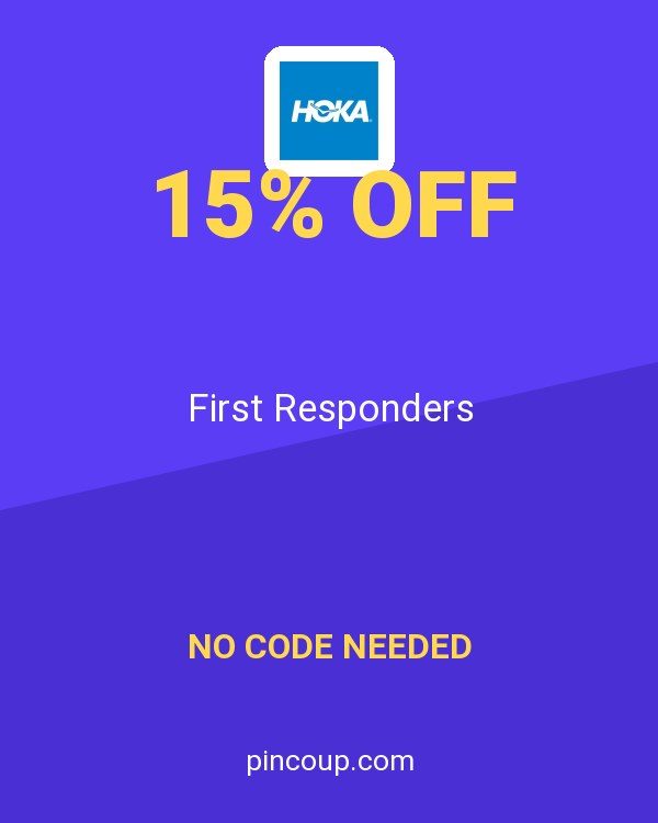 Hoka One coupon: First Responders