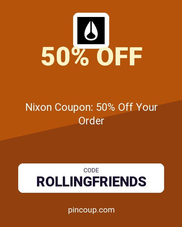Nixon Coupon: 50% Off Your Order