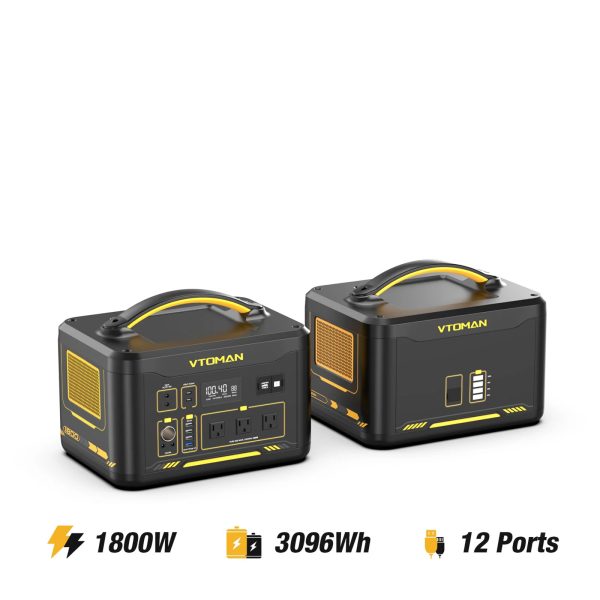 VTOMAN Jump 1800 V-BEYOND™ with 1548Wh Extra Battery at VTOMAN US/CA