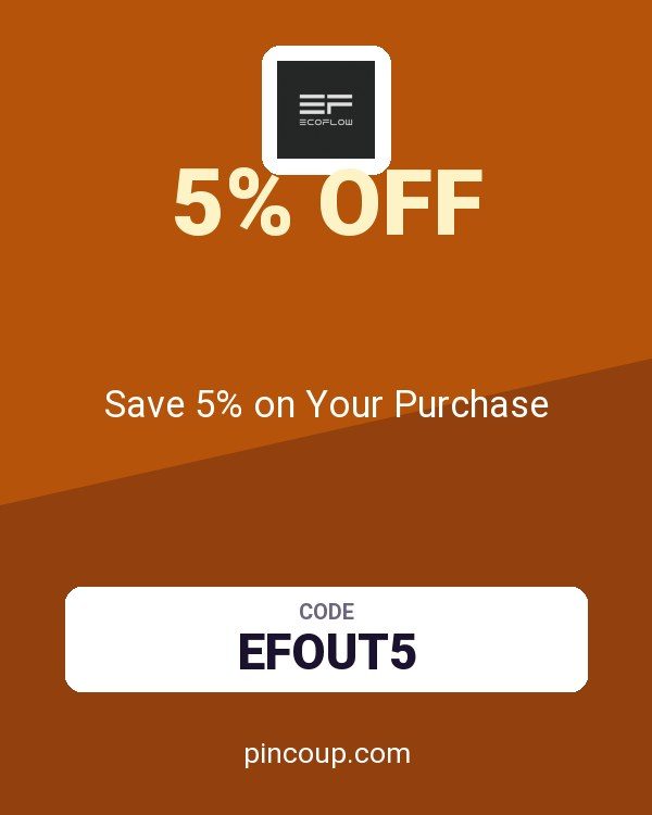 EcoFlow coupon: Save 5% on Your Purchase