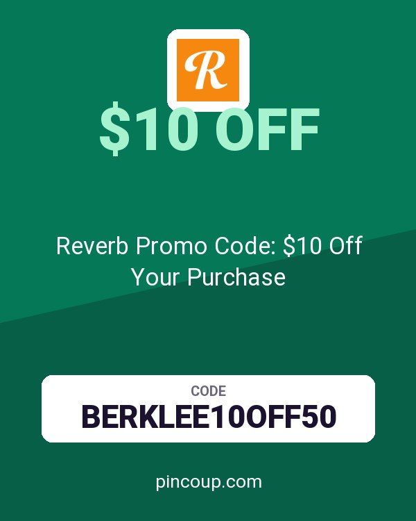 Reverb Promo Code: $10 Off Your Purchase