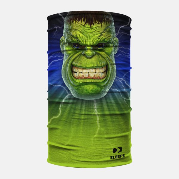 Green Monster Neck Gaiter at SLEEFS