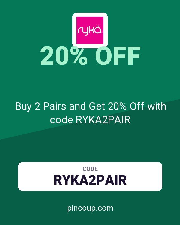 Buy 2 Pairs and Get 20% Off with code RYKA2PAIR