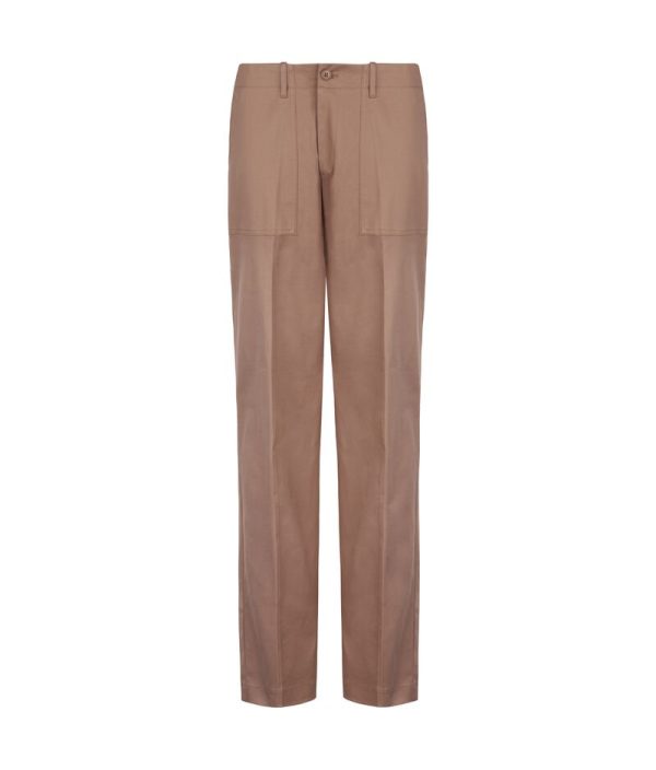 Falconeri Cotton utility pants Man Wheat Size 44