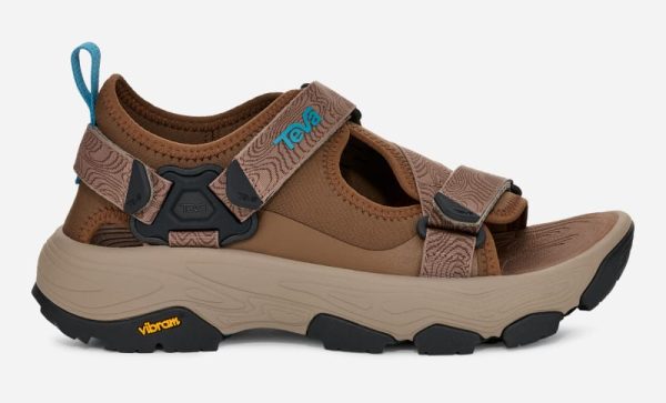 TEVA Men's Grandview Max Hiking Sandal in Bison, Size 12
