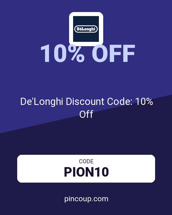 De'Longhi Discount Code: 10% Off
