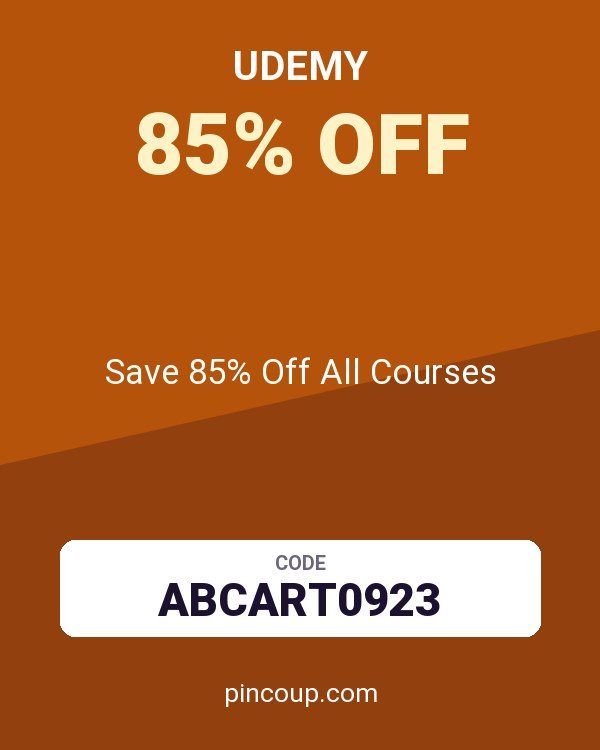 Udemy coupon: Save 85% Off All Courses
