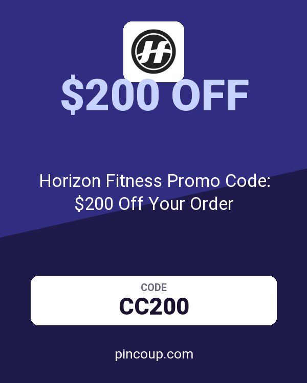 Horizon Fitness Promo Code: $200 Off Your Order