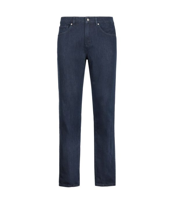 Falconeri Cotton and Linen Jeans Man Blue Size 46