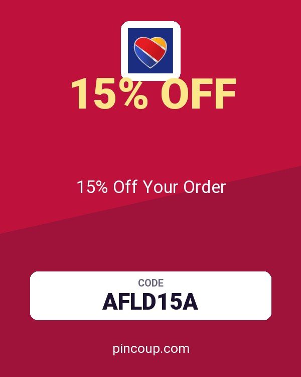 Southwest Airlines Rapid Rewards - Points.com coupon: 15% Off Your Order