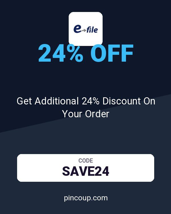 E-file.com coupon: Get Additional 24% Discount On Your Order