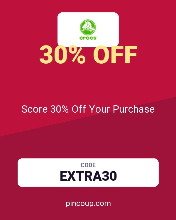 Crocs coupon: Score 30% Off Your Purchase