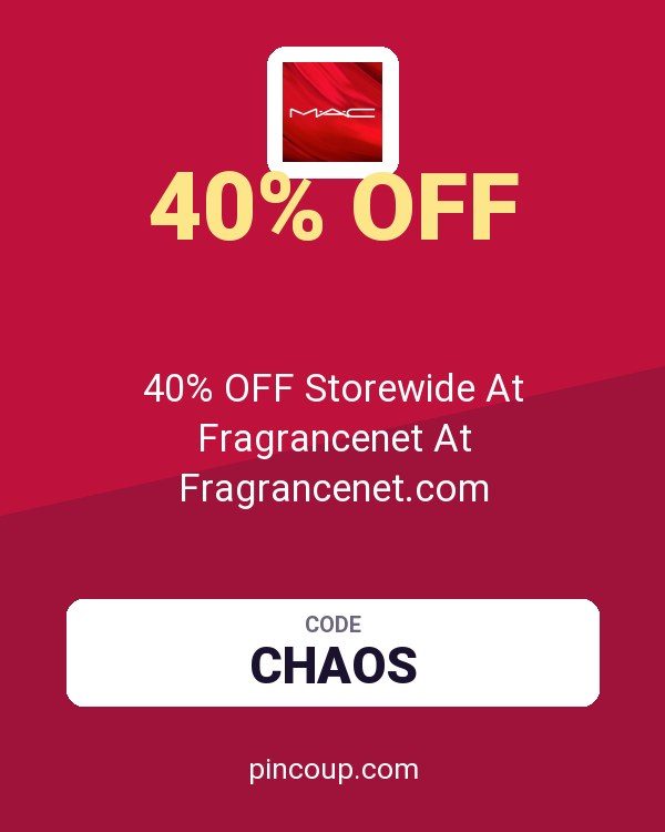 MAC Cosmetics coupon: 40% OFF Storewide At Fragrancenet At Fragrancenet.com