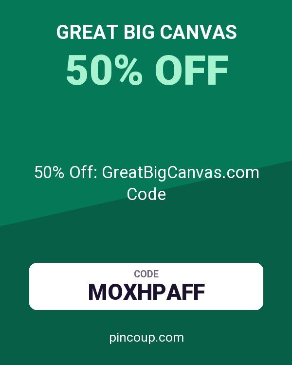 50% Off: GreatBigCanvas.com Code