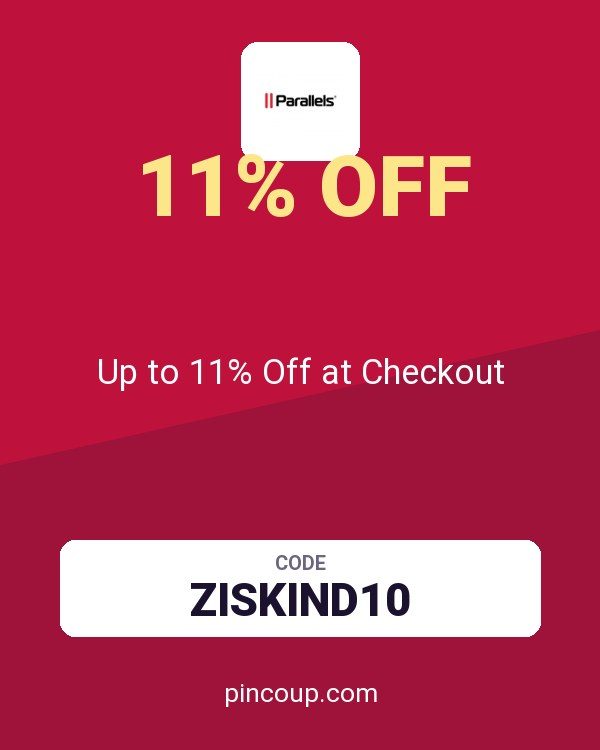 Parallels | Mac & Windows Virtualization coupon: Up to 11% Off at Checkout