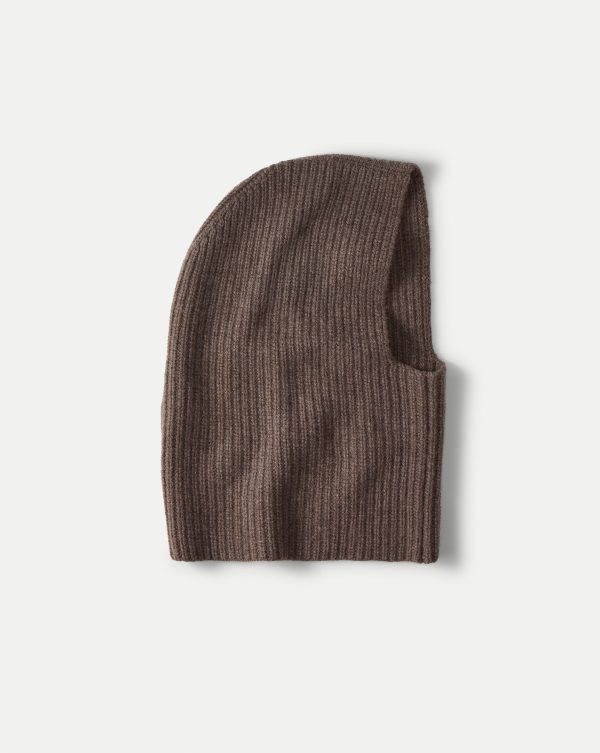Veronica Beard Wool-Cashmere Snood Heather Dark Umber