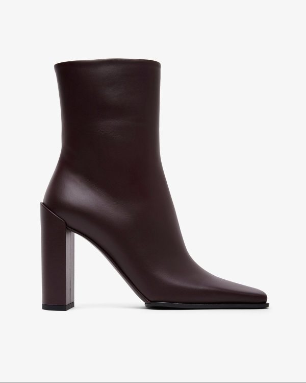 Square 90 brown ankle boots at Savannah's