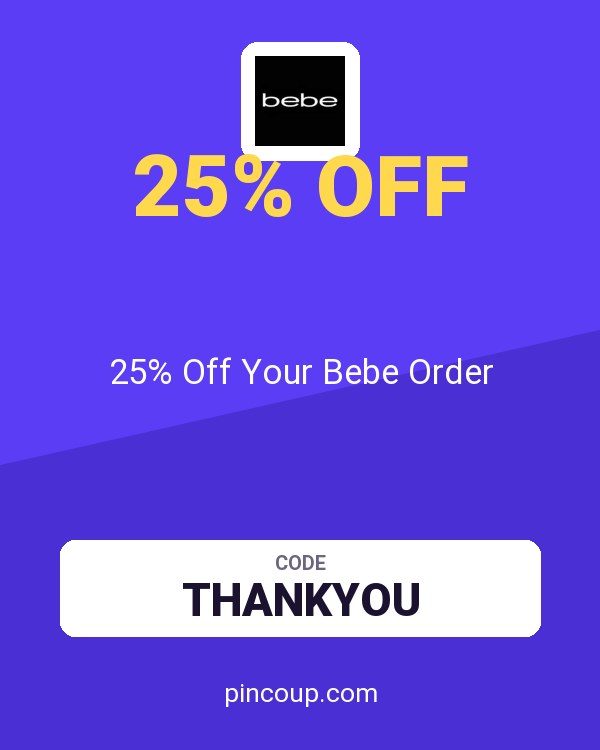 25% Off Your Bebe Order