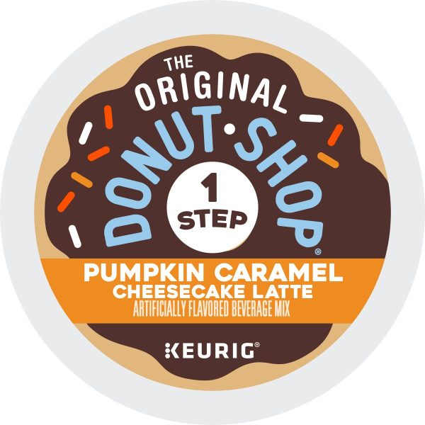 The Original Donut Shop Pumpkin Caramel Cheesecake Latte K-Cup® Pods Box 10 Count Coffee - Keurig® Single Serve