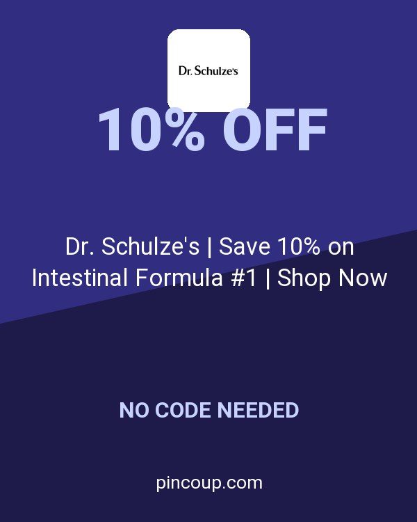 Dr. Schulze's | Save 10% on Intestinal Formula #1 | Shop Now