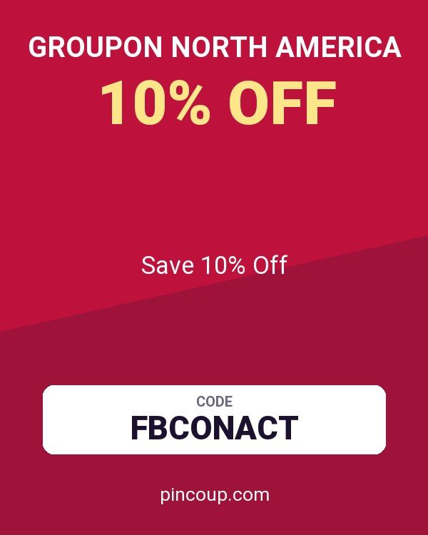Groupon North America coupon: Save 10% Off