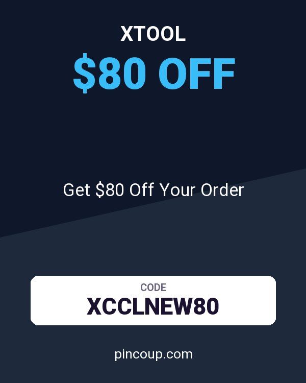 xTool coupon: Get $80 Off Your Order