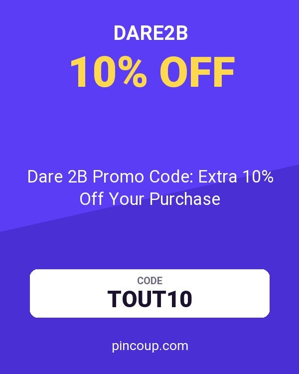 Dare 2B Promo Code: Extra 10% Off Your Purchase