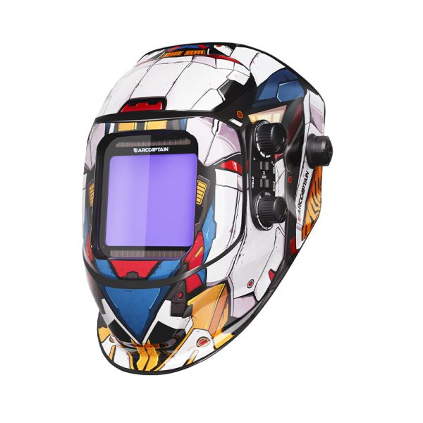 VisionMax X200 True View Solar Power Welding Helmet Mobile Suit at Arccaptain