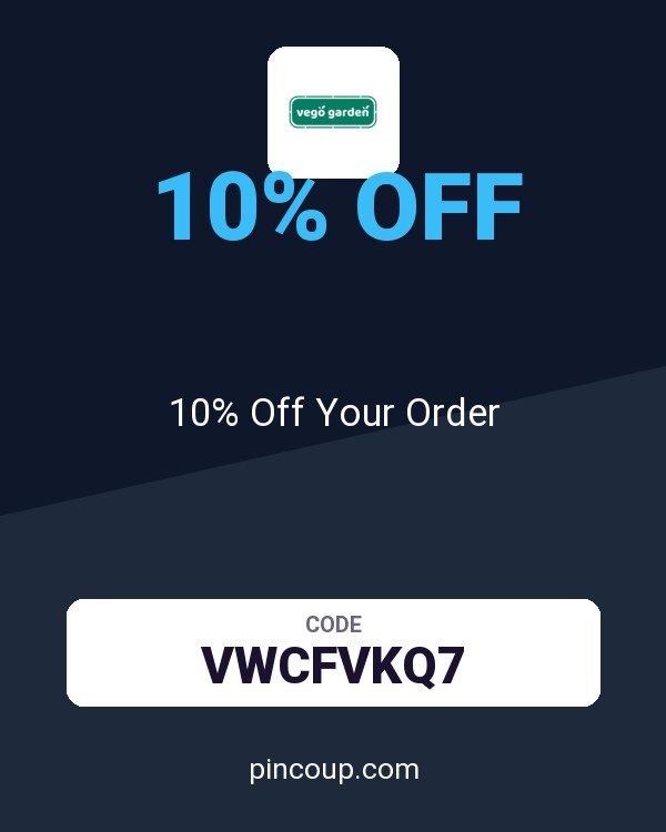 Vego Garden coupon: 10% Off Your Order