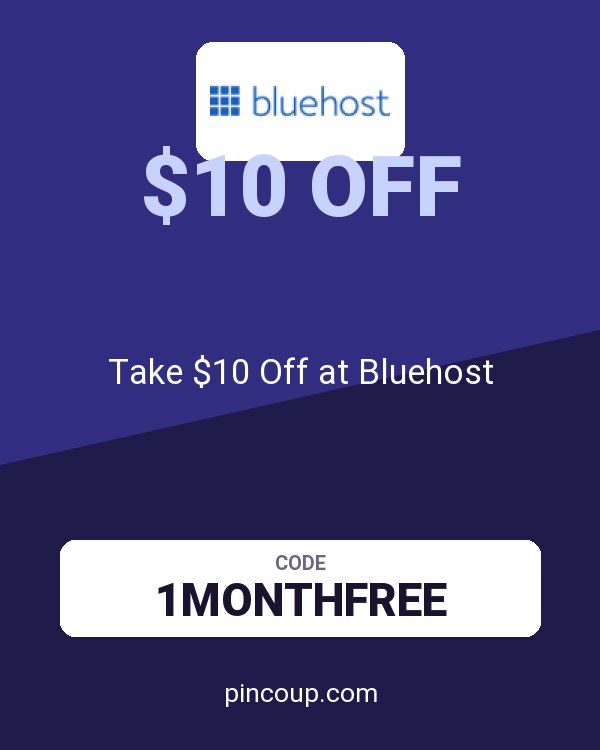 Take $10 Off at Bluehost