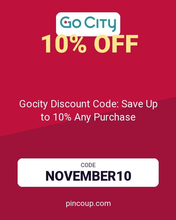 Gocity Discount Code: Save Up to 10% Any Purchase