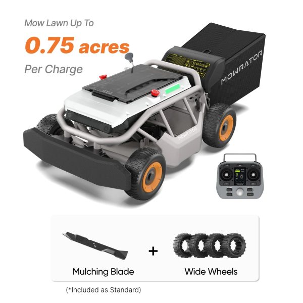 Mowrator S1 4WD 12Ah 85% (40°) Steep Slope Bundle at Reemo Innovation Limited
