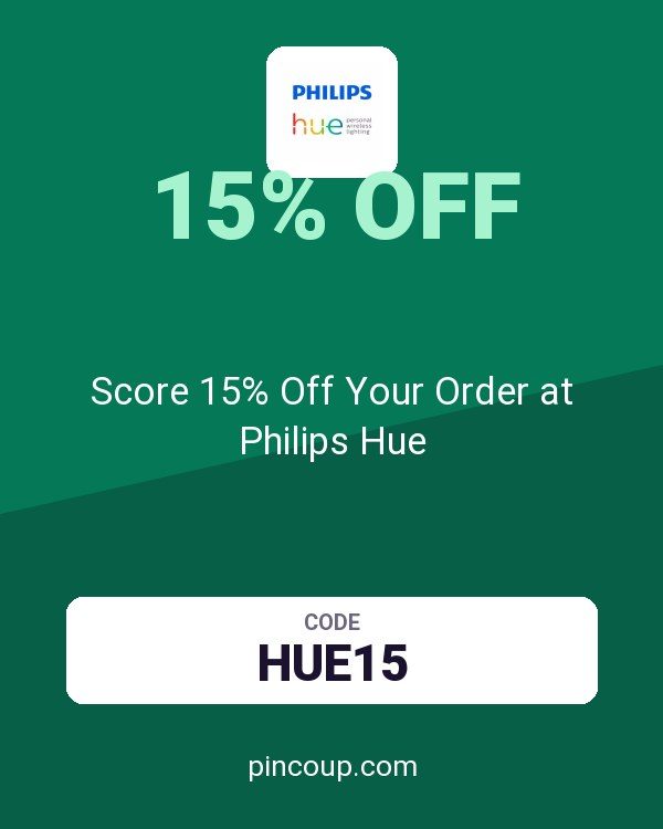 Score 15% Off Your Order at Philips Hue