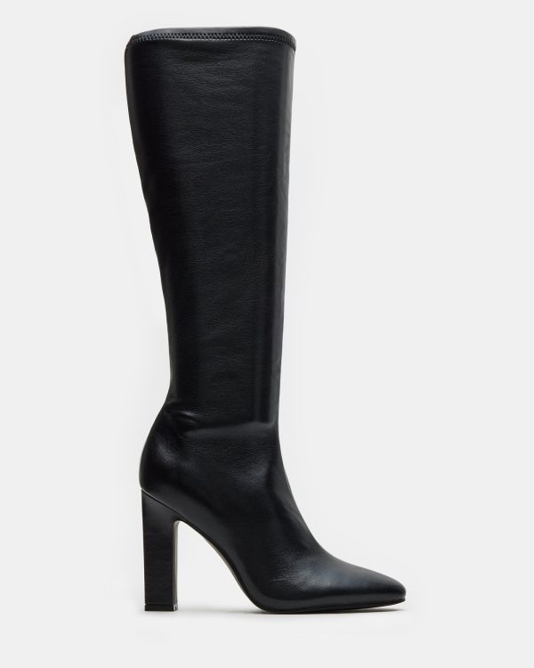 Steve Madden Women's Aria Knee High Boots - Black - Size 10 - Leather